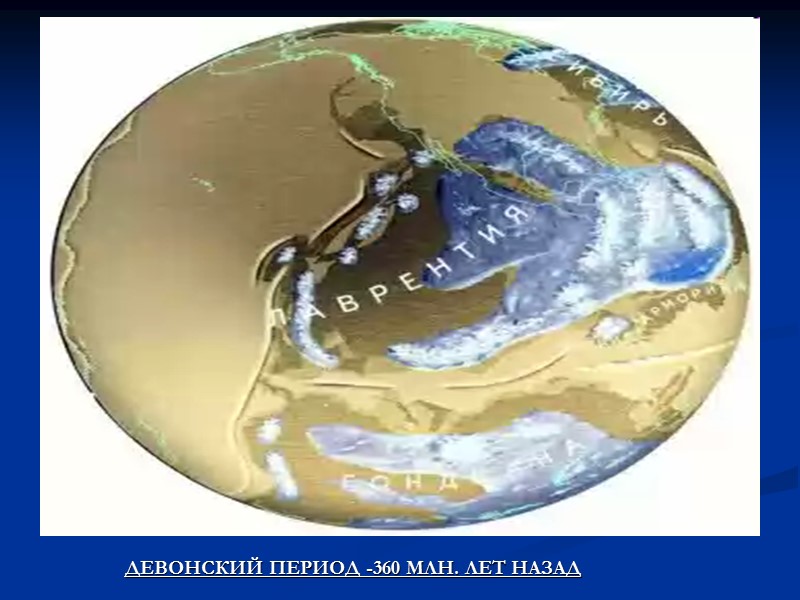 ДЕВОНСКИЙ ПЕРИОД -360 МЛН. ЛЕТ НАЗАД